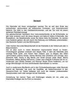 Clarinet-Workout von Bernhard Ullrich 