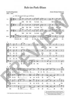 Reh-im-Park-Blues von Alwin Michael Schronen 