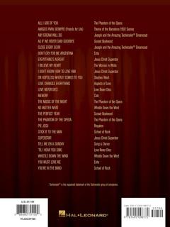 The Andrew Lloyd Webber Sheet Music Collection For Easy Piano 