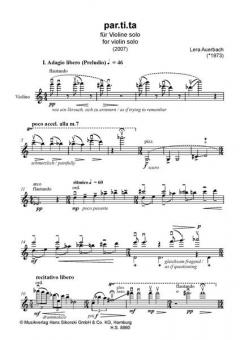 par.ti.ta von Lera Auerbach für Violine solo im Alle Noten Shop kaufen