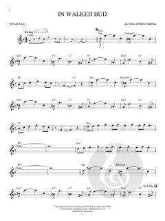 Jazz Classics - Instrumental Play-Along for Tenor Sax 