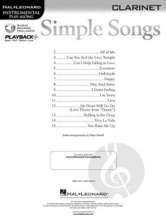 Simple Songs - Clarinet 