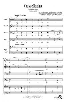 Cantate Domino von Giuseppe Ottavio Pitoni (Download) 