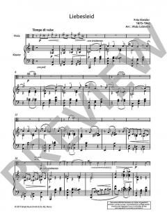 Alt-Wiener Tanzweisen Nr. 2 Liebesleid von Fritz Kreisler 