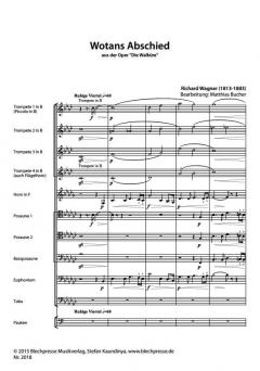 Wotans Abschied aus der Oper 'Die Walküre' (Richard Wagner) 