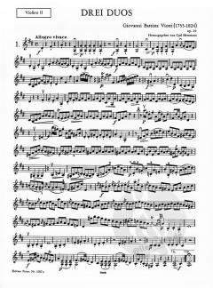 3 Duos op. 29 von Giovanni Battista Viotti für 2 Violinen im Alle Noten Shop kaufen (Stimmensatz)