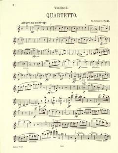 Streichquartette Band 1 von Franz Schubert im Alle Noten Shop kaufen (Stimmensatz) - EP168A