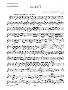 Oktett Es-Dur op. 20 von Felix Mendelssohn Bartholdy 