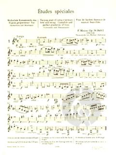 Etüden op. 36 Heft 1 von Jacques-Féréol Mazas 
