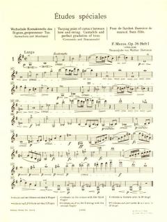 Etüden op. 36 Heft 1 von Jacques-Féréol Mazas 