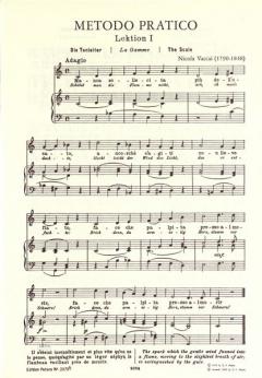 Metodo Pratico di Canto Italiano von Nicola Vaccai 