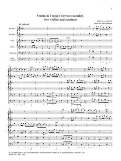 Sonata In F Major (William Croft) 