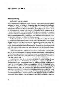 Lehrplan Musiktheorie und Komposition 