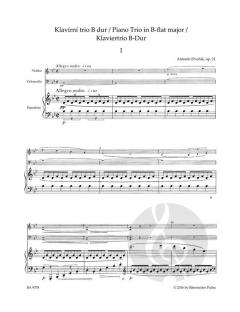 Klaviertrio B-Dur op. 21 (Antonín Dvorák) 