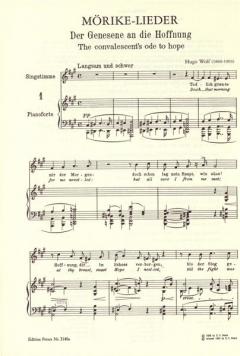 Mörike-Lieder Band 1 von Hugo Wolf 