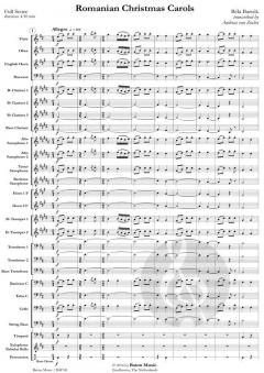 Romanian Christmas Carols von Béla Bartók (Download) 
