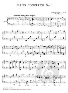 Klavierkonzert Nr. 1 in b-moll op. 23 von Pjotr Iljitsch Tschaikowski im Alle Noten Shop kaufen
