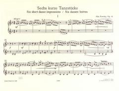 6 Kurze Tanzstückchen op. 41 von Alec Rowley für Klavier vierhändig im Alle Noten Shop kaufen