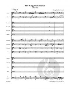 The King shall rejoice HWV 260 von Stephan Blaut 