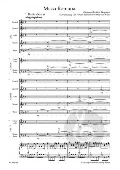 Messe F-Dur 'Missa Romana' von Giovanni Battista Pergolesi (Download) 