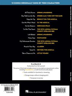 Teen Theatre Songs: Young Men's Edition 