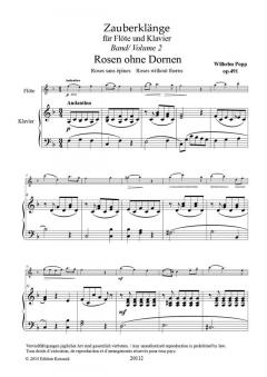 Zauberklänge op. 491 - Band 2 von Wilhelm Popp für Flöte und Klavier im Alle Noten Shop kaufen