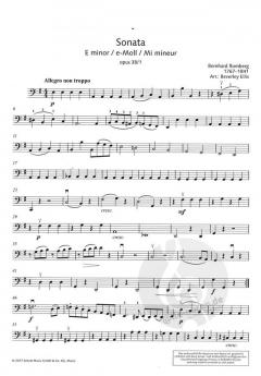 Sonata e-Moll op. 38/1 von Bernhard Romberg 