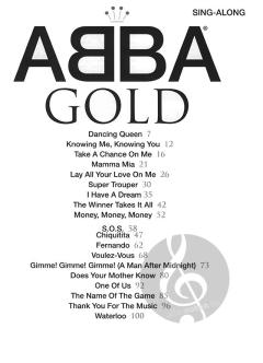 ABBA Gold - Greatest Hits Singalong 
