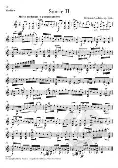 2 Sonaten op. 20 und op. post von Benjamin Godard für Violine solo im Alle Noten Shop kaufen