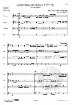 Liebster Jesu, wir sind hier BWV 731 von Johann Sebastian Bach 