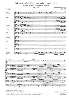 Erforsche mich, Gott, und erfahre mein Herz BWV 136 (J.S. Bach) 