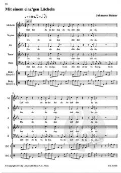 A Cappella Grooving 1 - Chorpartitur (Johannes Steiner) 