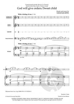 God will give orders/Sweet child (Sarah Quartel) 