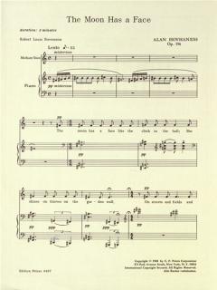 The Moon Has A Face op. 156 von Alan Hovhaness 