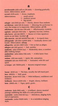 Music Dictionary 