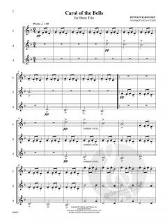 Carol of the Bells for Horn Trio (Peter J. Wilhousky) 
