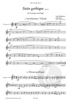Suite gothique von Leon Boellmann für Trompete und Orgel im Alle Noten Shop kaufen