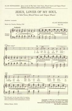 Jesus, Lover Of My Soul op. 53b (Alan Hovhaness) 