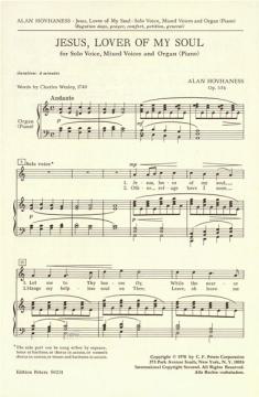 Jesus, Lover Of My Soul op. 53b (Alan Hovhaness) 