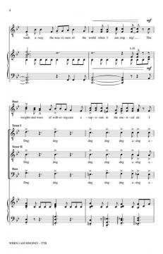 When I Am Singing! (Ken Berg) 