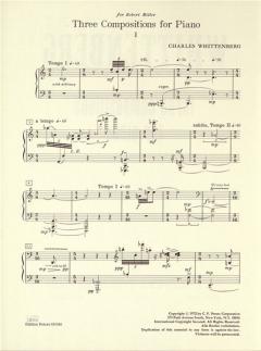 Compositions für Klavier von Charles Whittenberg für Klavier im Alle Noten Shop kaufen