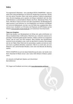 Rock-Champion - Vorspielstücke für E-Gitarre mit Bandplaybacks von Bernd Brümmer 
