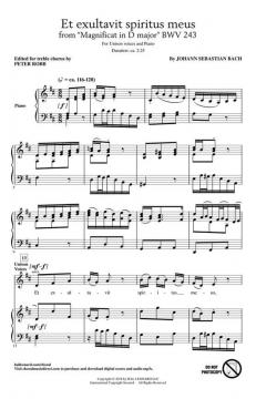 Et exultavit spiritus meus von Johann Sebastian Bach (Download) 