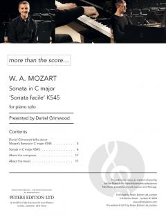 more than the score - Mozart: Sonata in C Major K545 - 'Sonata Facile' für Klavier solo im Alle Noten Shop kaufen