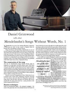 more than the score - Mendelssohn: 'Songs Without Words Book 1' op. 19, No. 1 von Felix Mendelssohn Bartholdy für Klavier solo im Alle Noten Shop kaufen