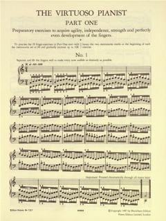 The Virtuoso Pianist von Charles-Louis Hanon 