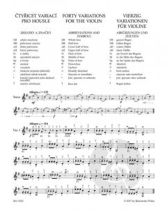 40 Variationen für Violine op. 3 von Otakar Ševčík im Alle Noten Shop kaufen