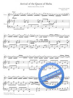 Einzug der Königin von Saba von Georg Friedrich Händel 