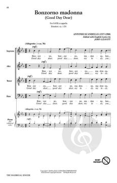 The Madrigal Singer (Download) 