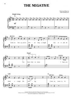 Waitress - Easy Piano Selections von Sara Bareilles 